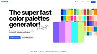 Coolors — screenshot