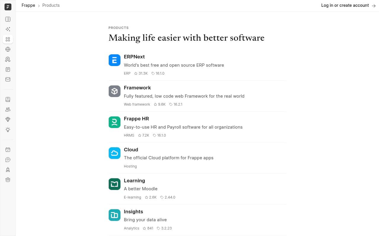 FrappeJS — screenshot