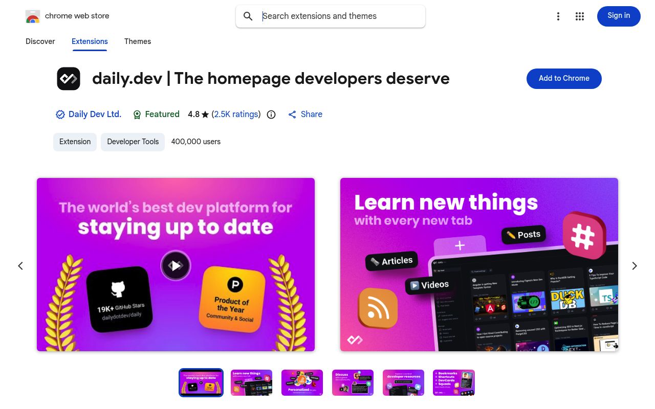 daily.dev - News for Busy Developers preview