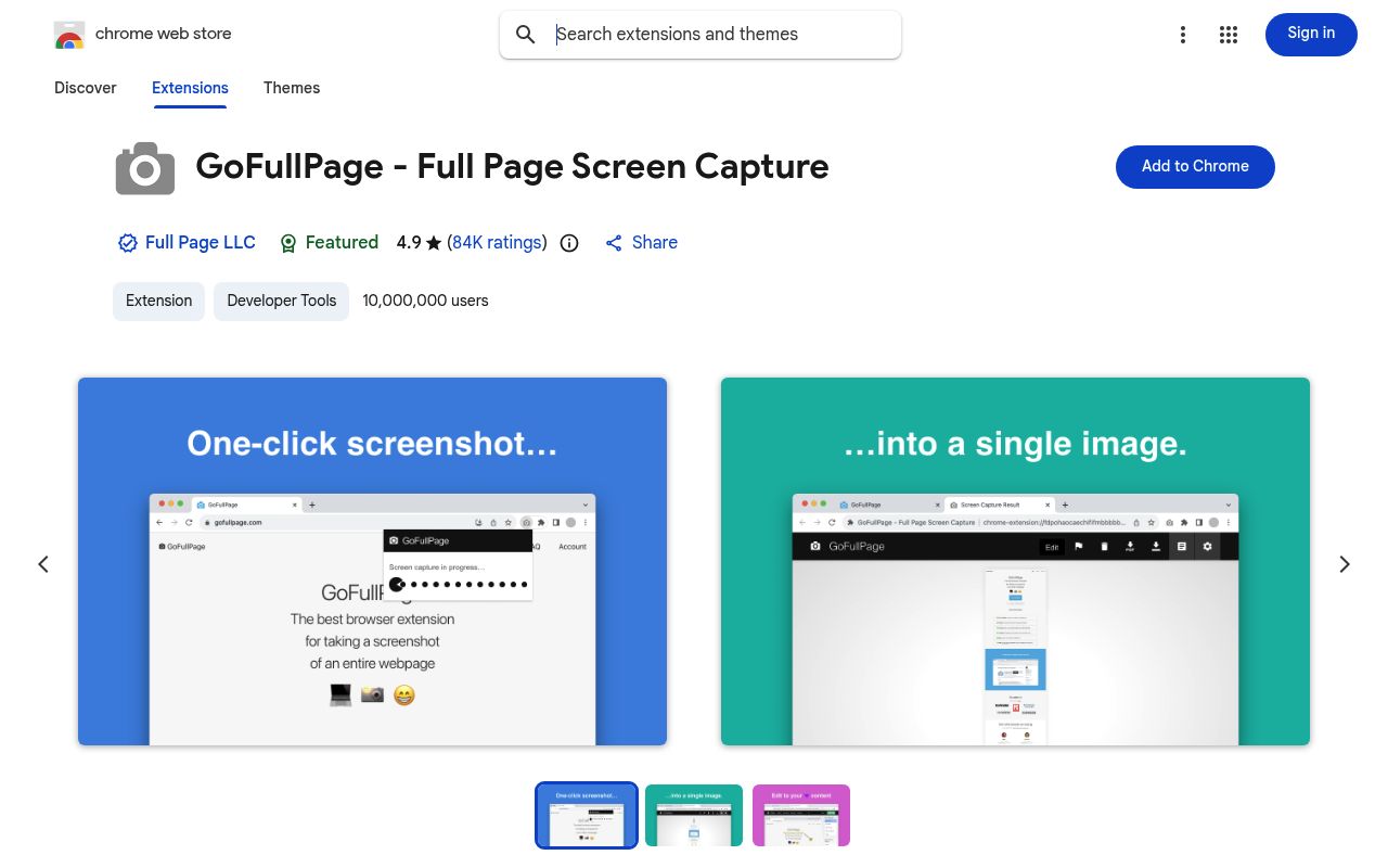 GoFullPage - Full Page Screen Capture preview