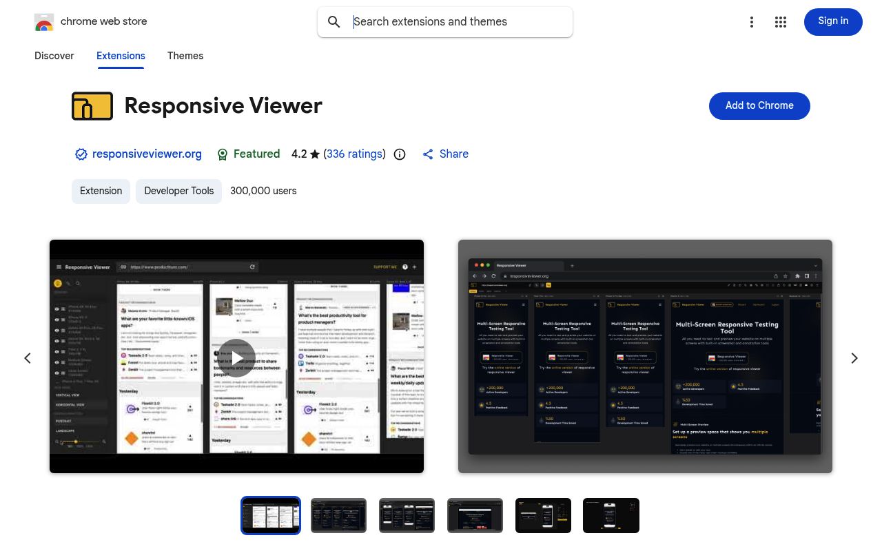Responsive Viewer preview