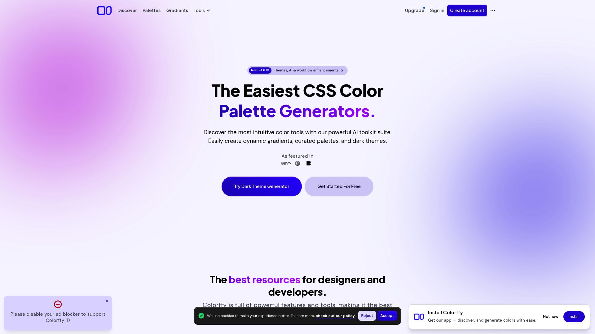 Gradient-generator preview