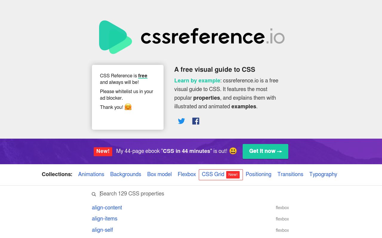 Cssreference.io preview