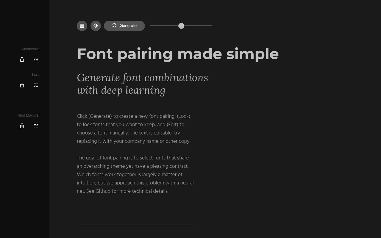 Fontjoy — screenshot