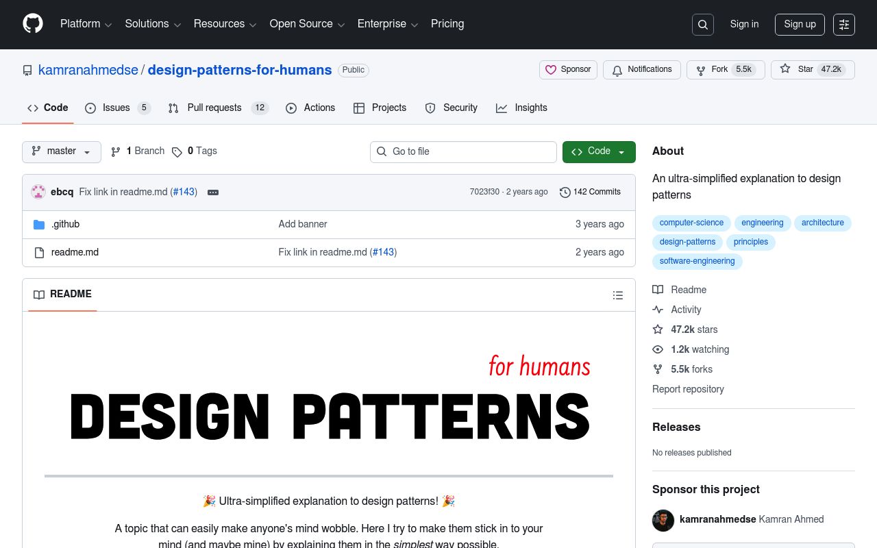 Design Patterns For Humans preview