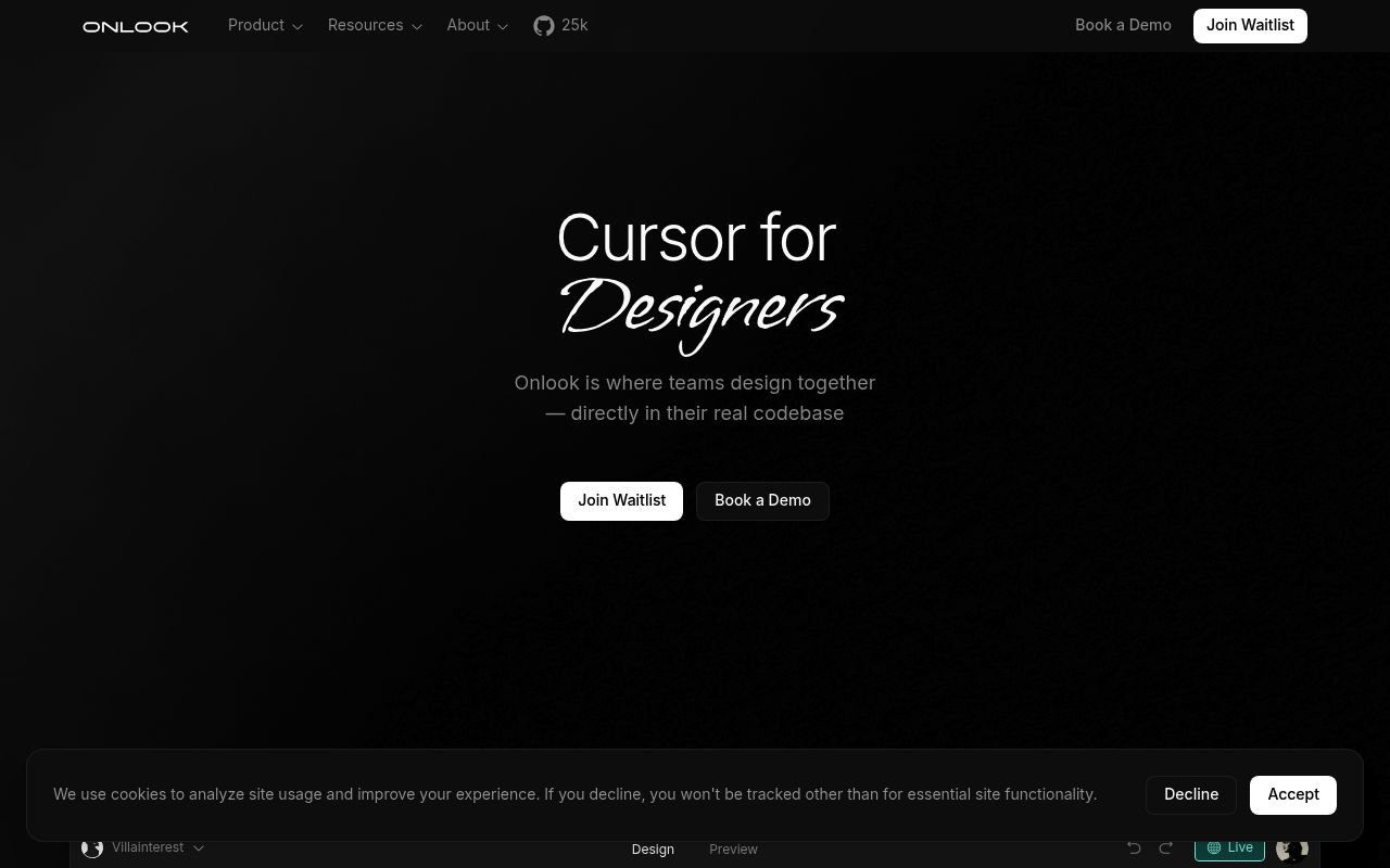 Onlook — screenshot