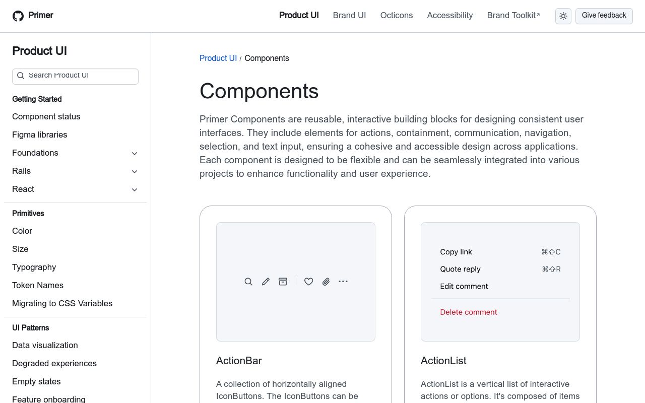 Primer Components preview