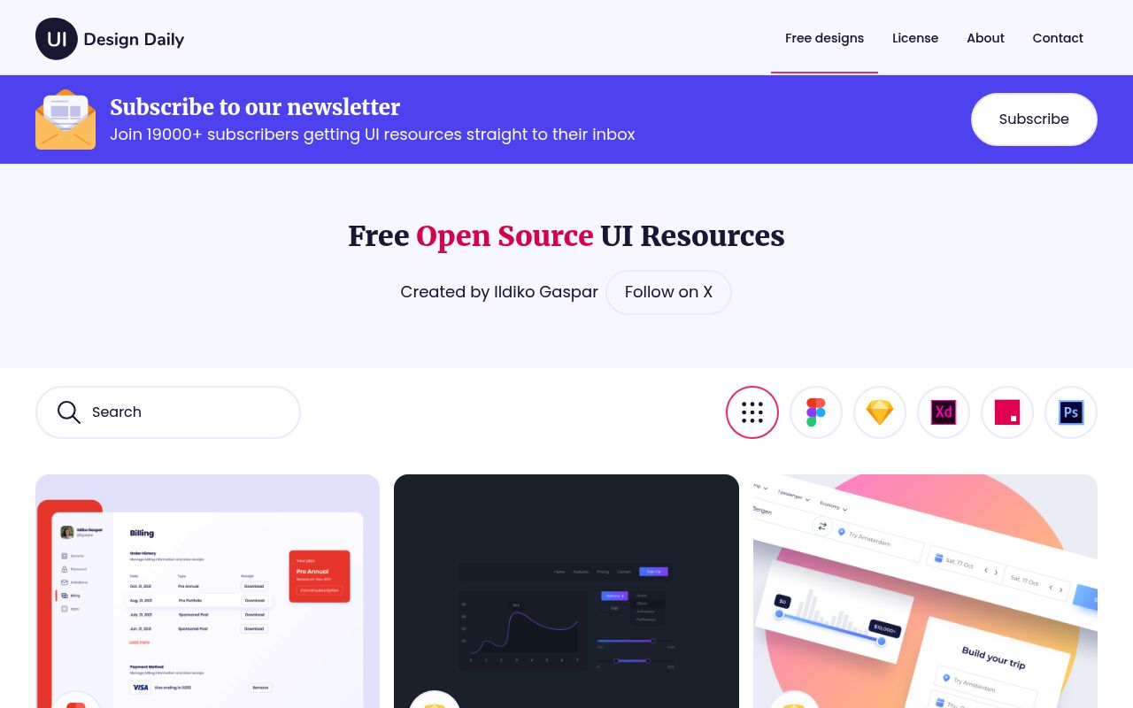 UI Design Daily preview