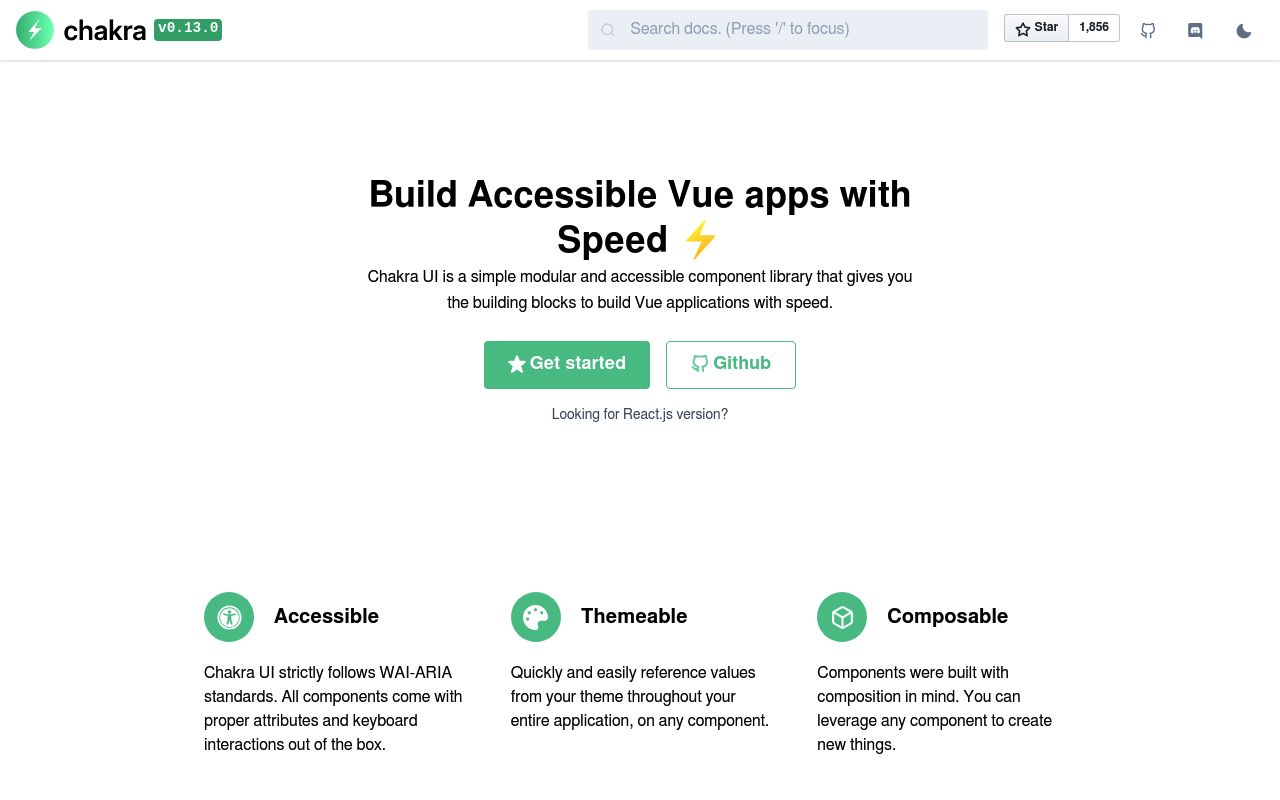 Chakra UI Vue preview