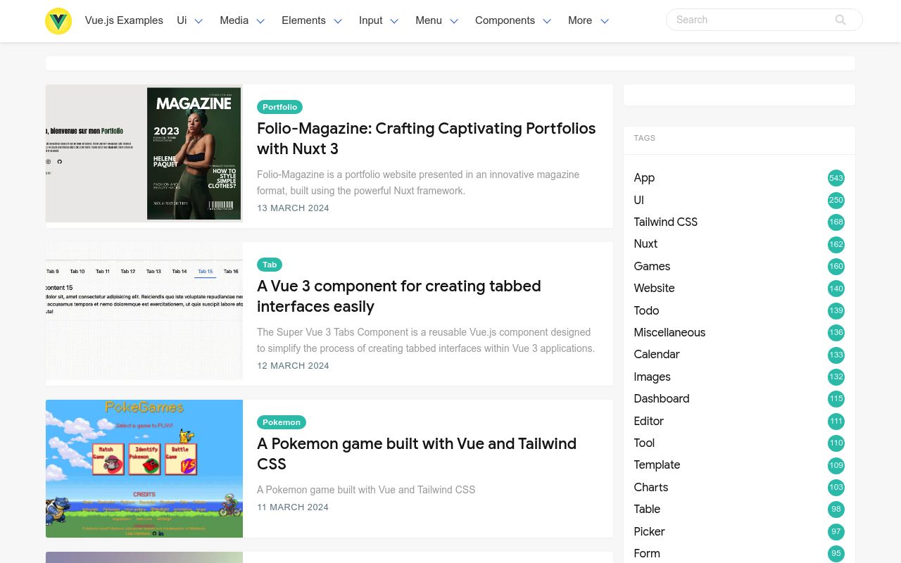 Vuejsexamples preview