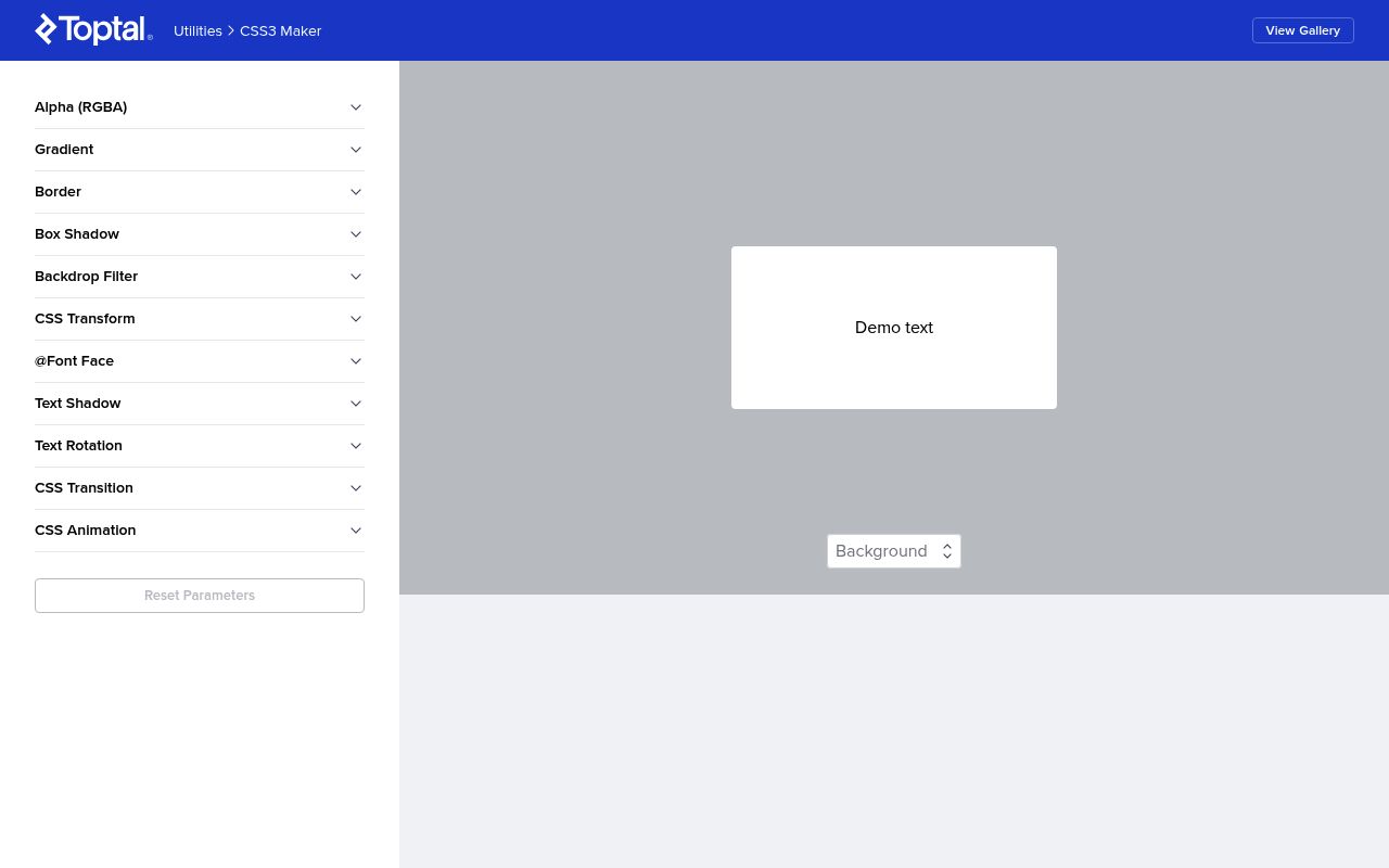 Css3maker preview
