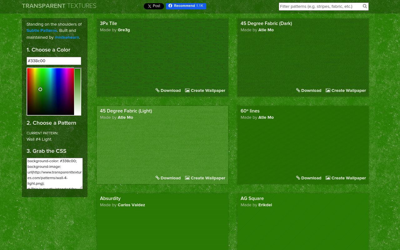 Transparent Textures preview